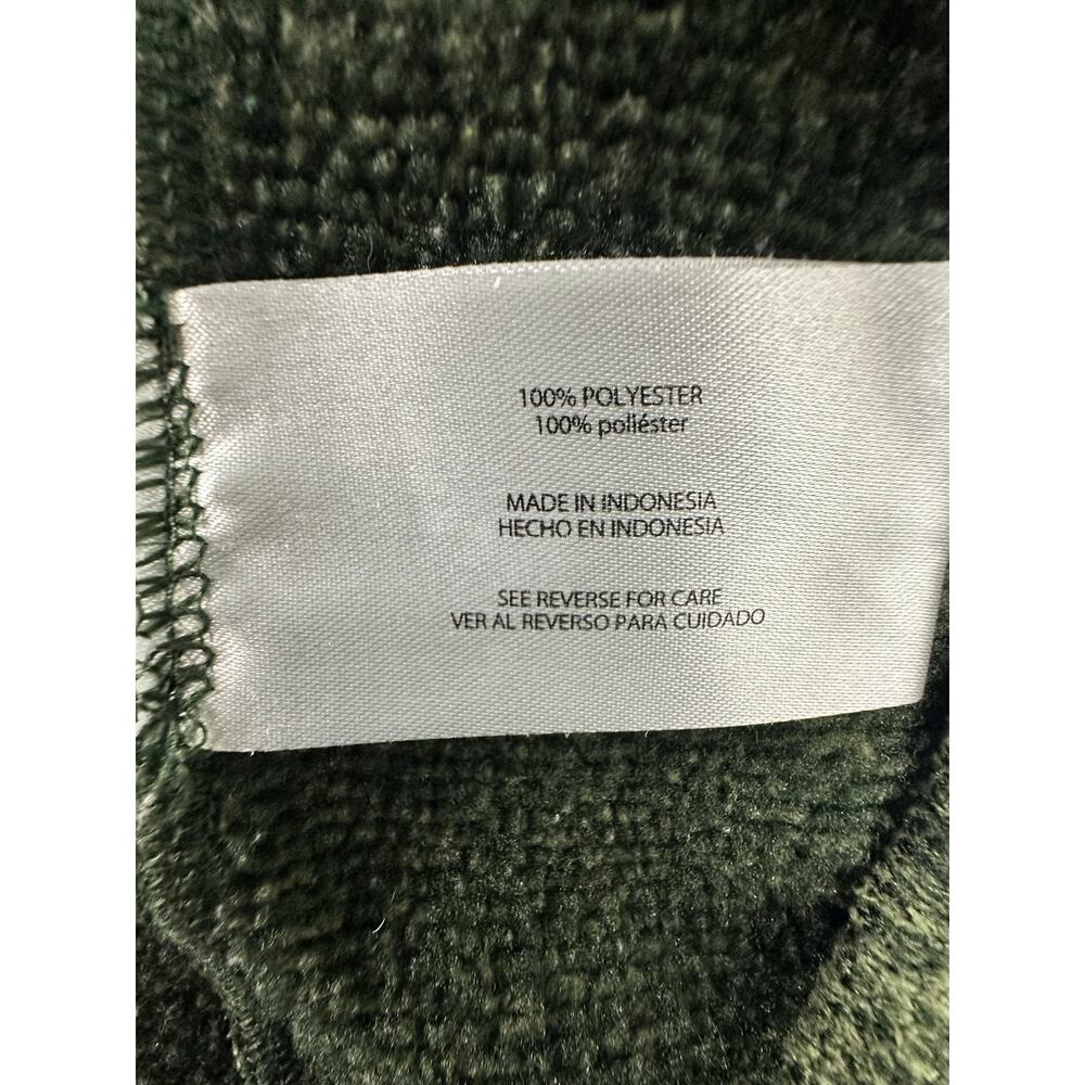 Woolrich Men XXL Quarter Zip Fleece Pullover Sweater Heather Green Outdoor Work - Picture 5 of 7